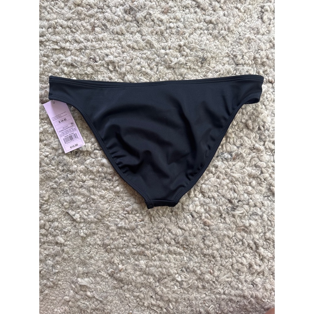 Wild Fable Womens Low Rise Medium Coverage Bikini Bottom Black Size S 4-6 NWT - Picture 6 of 6